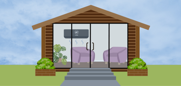 Air con for garden rooms East London Air con for garden rooms East London